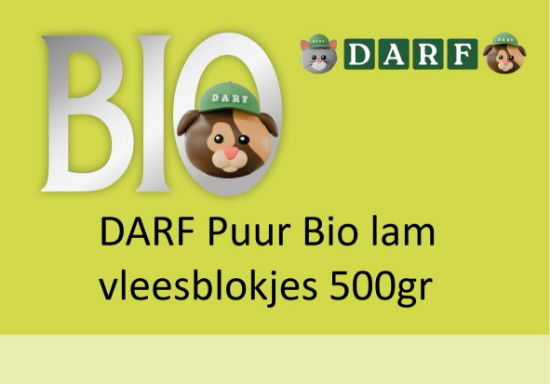 Afbeeldingen van Darf BIO Puur Lam blokjes blokjes 500 gr